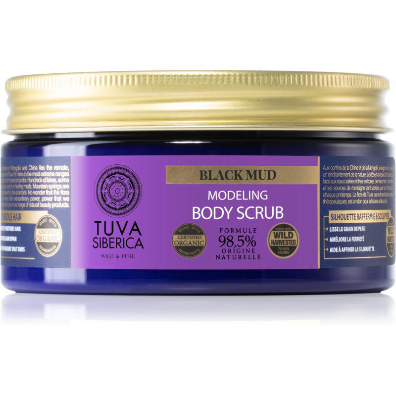 Natura Siberica Tuva Siberica Black Mud tělový peeling
