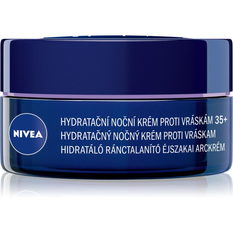 Nivea Anti-Wrinkle Moisture hydratační noční krém proti vráskám 35+
