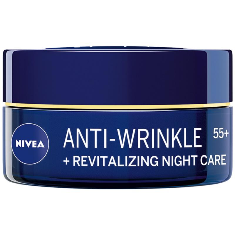 Nivea Anti-Wrinkle Revitalizing obnovující noční krém proti vráskám 55+