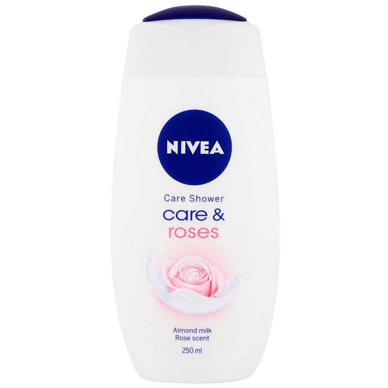 Nivea Care & Roses uklidňující sprchový gel