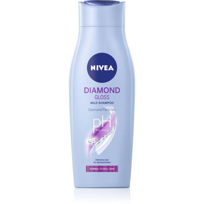 Nivea Diamond Gloss šampon pro unavené vlasy bez lesku