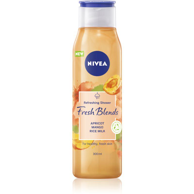 Nivea Fresh Blends Apricot & Mango & Rice Milk osvěžující sprchový gel