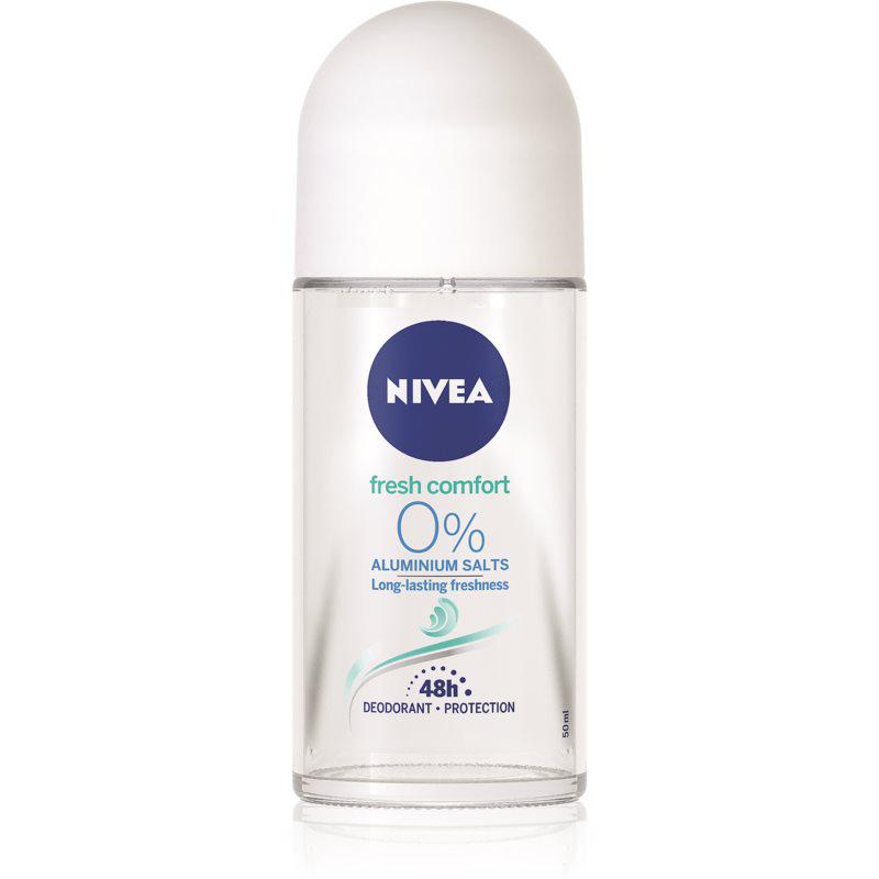 Nivea Fresh Comfort deodorant roll-on bez obsahu hliníkových solí 48h