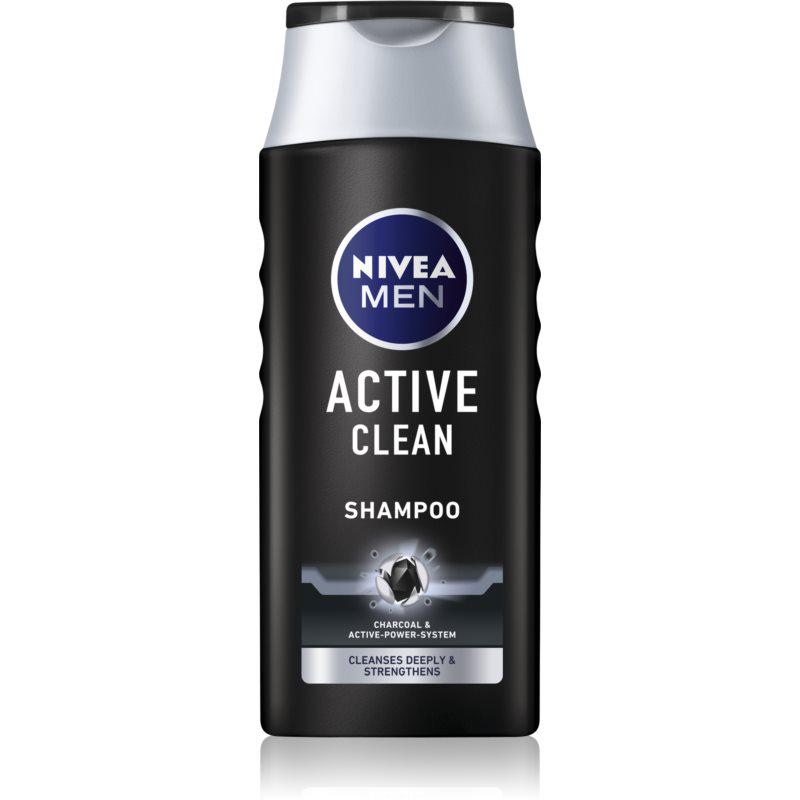 Nivea Men Active Clean šampon s aktivními složkami uhlí