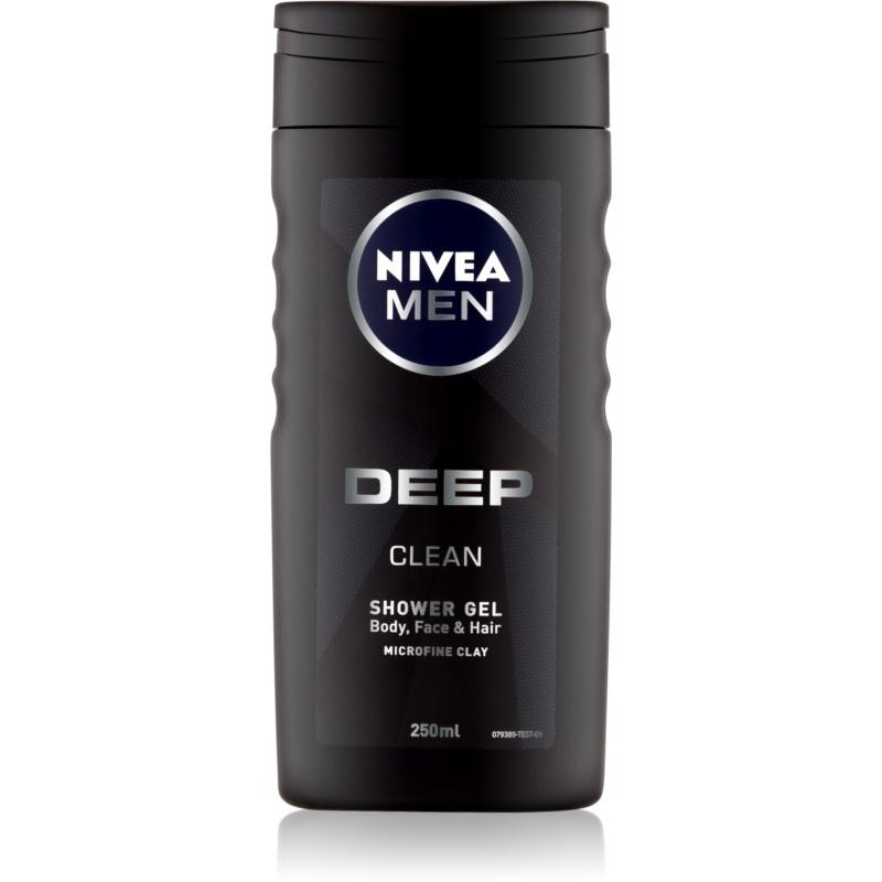 Nivea Men Deep sprchový gel na obličej, tělo a vlasy