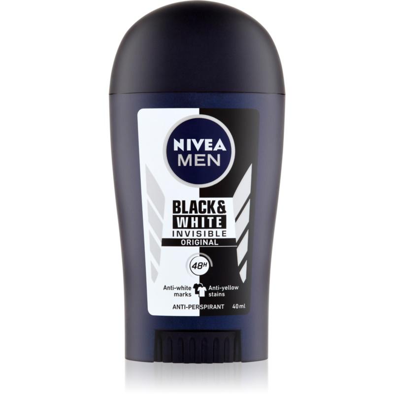 Nivea Men Invisible Black & White antiperspirant proti bílým a žlutým skvrnám 48h