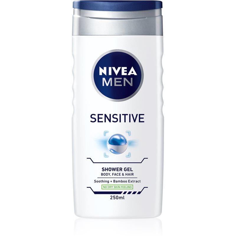 Nivea Men Sensitive sprchový gel na obličej, tělo a vlasy
