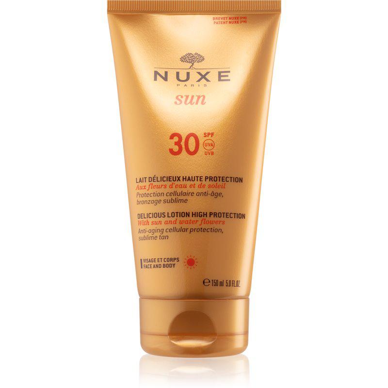 Nuxe Sun opalovací mléko na obličej a tělo SPF 30