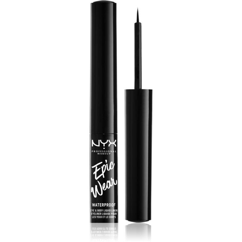 NYX Professional Makeup Epic Wear Liquid Liner tekuté linky na oči s matným finišem odstín 01 Black