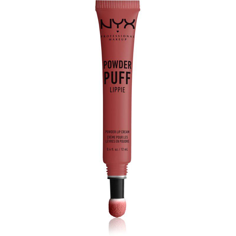NYX Professional Makeup Powder Puff Lippie rtěnka s houbičkovým aplikátorem