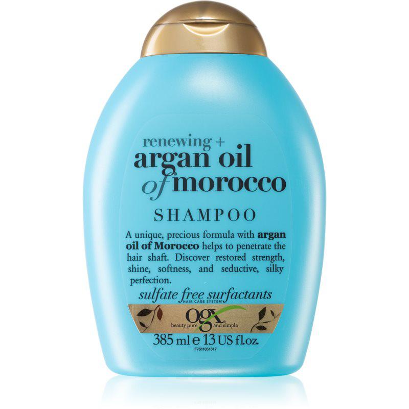 OGX Argan Oil Of Morocco obnovující šampon na lesk a hebkost vlasů