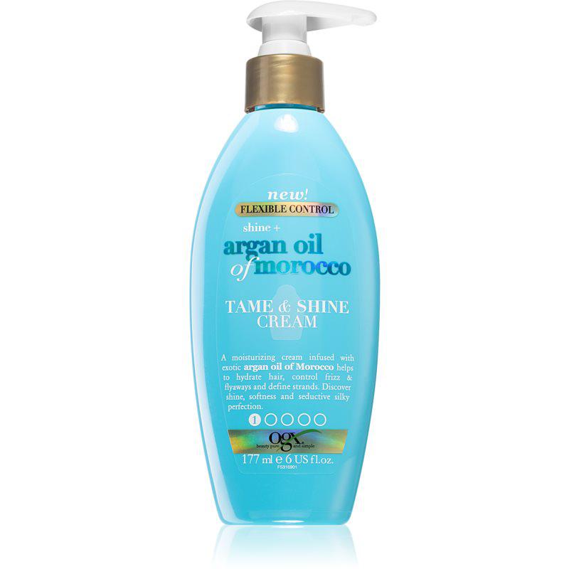 OGX Argan Oil Of Morocco uhlazující krém na lesk a hebkost vlasů