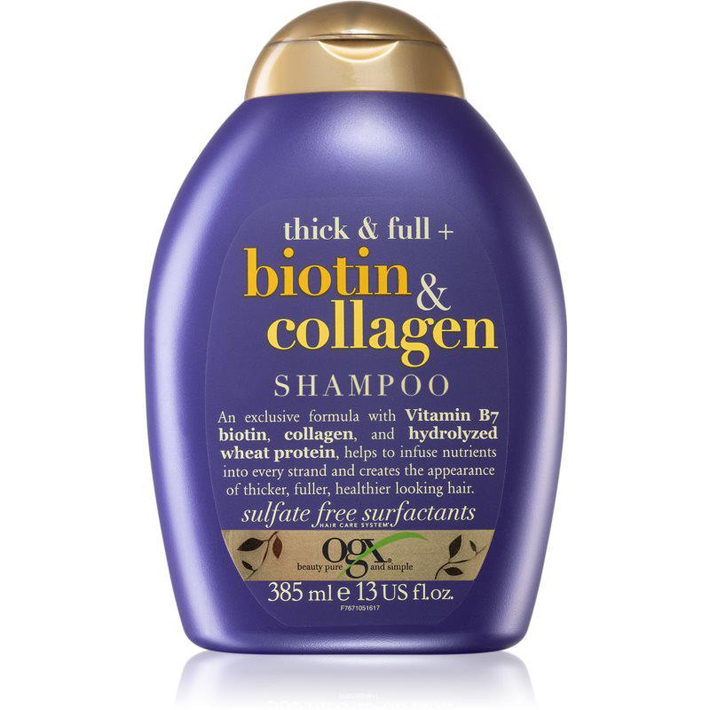 OGX Biotin & Collagen zhušťující šampon pro objem vlasů