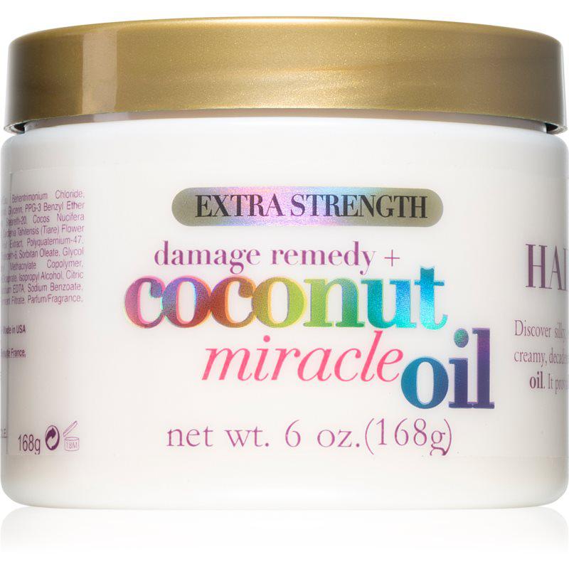 OGX Coconut Miracle Oil hloubkově posilující maska na vlasy s kokosovým olejem