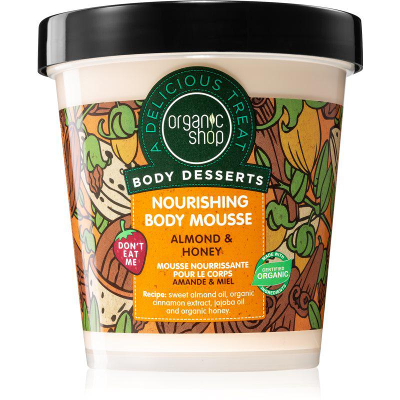 Organic Shop Body Desserts Almond & Honey tělová pěna pro výživu a hydrataci