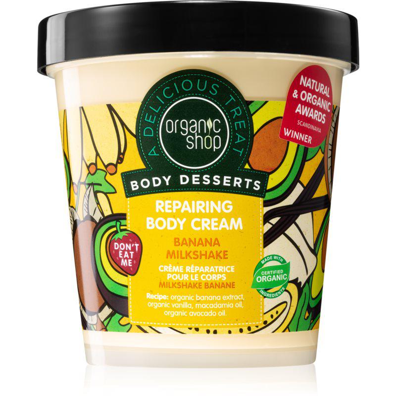 Organic Shop Body Desserts Banana Milkshake regenerační tělový krém
