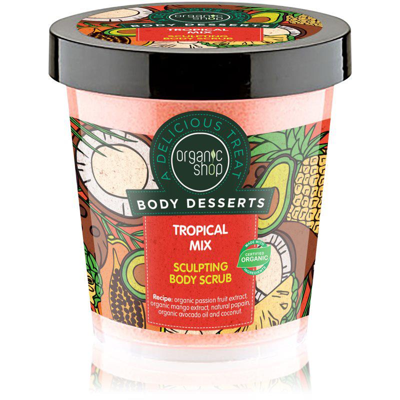 Organic Shop Body Desserts Tropical Mix zeštíhlující tělový peeling