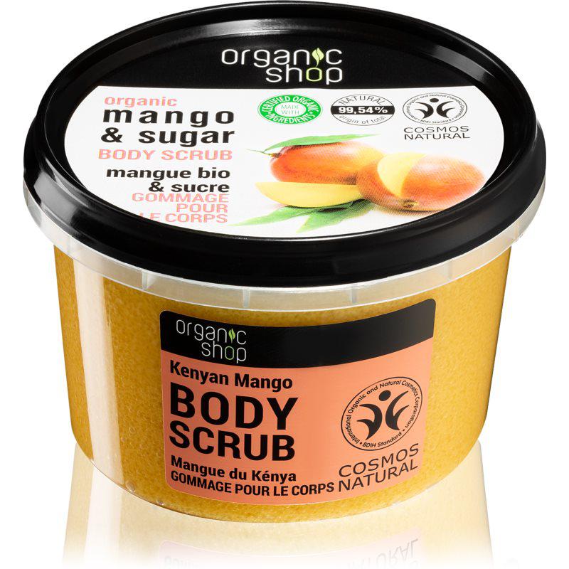Organic Shop Body Scrub Mango & Sugar tělový peeling pro hedvábnou pokožku