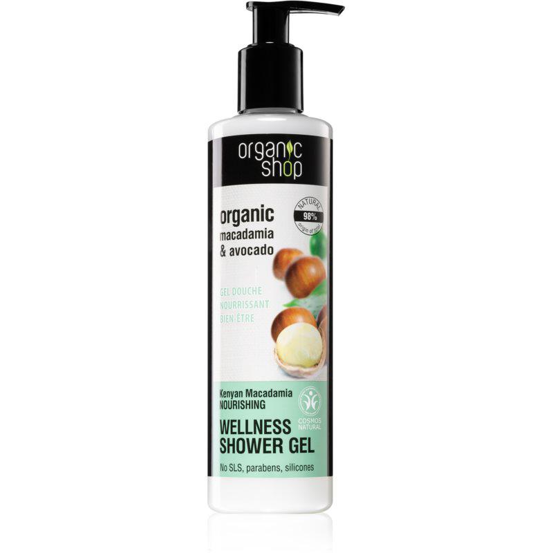Organic Shop Organic Macadamia & Avocado vyživující sprchový gel