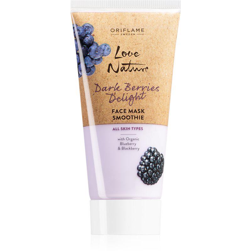 Oriflame Love Nature Dark Berries Delight regenerační a hydratační maska na obličej
