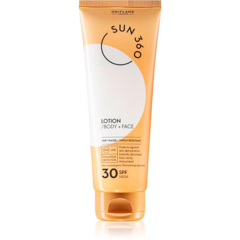 Oriflame Sun 360 opalovací mléko na obličej a tělo SPF 30