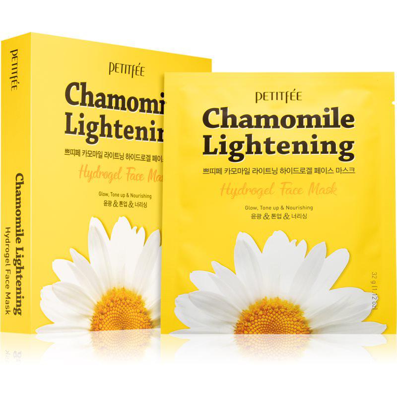 Petitfée Chamomile Lightening zesvětlující maska pro rozjasnění a hydrataci