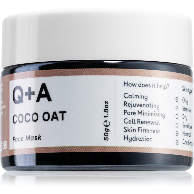 Q+A Coco Oat hydratační pleťová maska