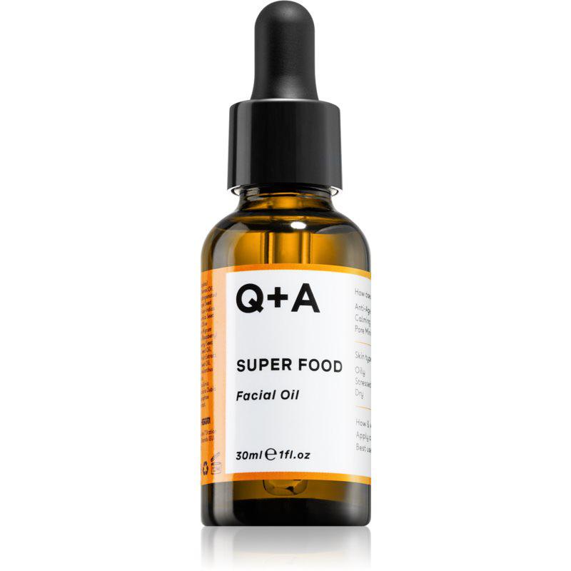 Q+A Super Food antioxidační pleťový olej na den a noc