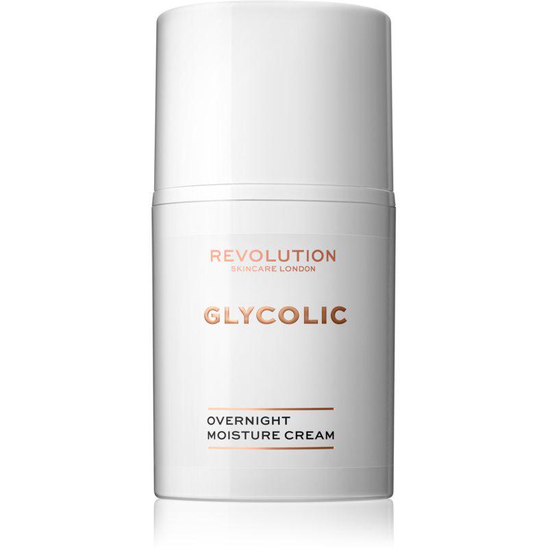 Revolution Skincare Glycolic Acid Glow rozjasňující a obnovující noční krém