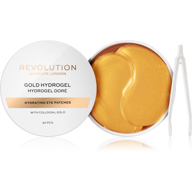 Revolution Skincare Gold Hydrogel hydrogelová maska na oční okolí se zlatem