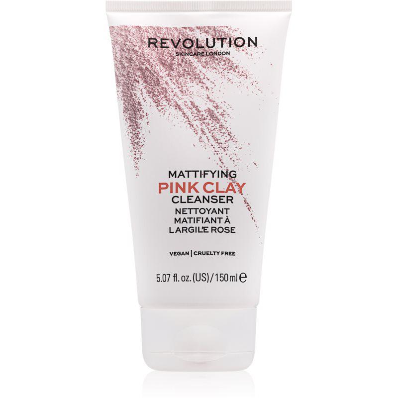 Revolution Skincare Pink Clay čistící pěna s matujícím účinkem