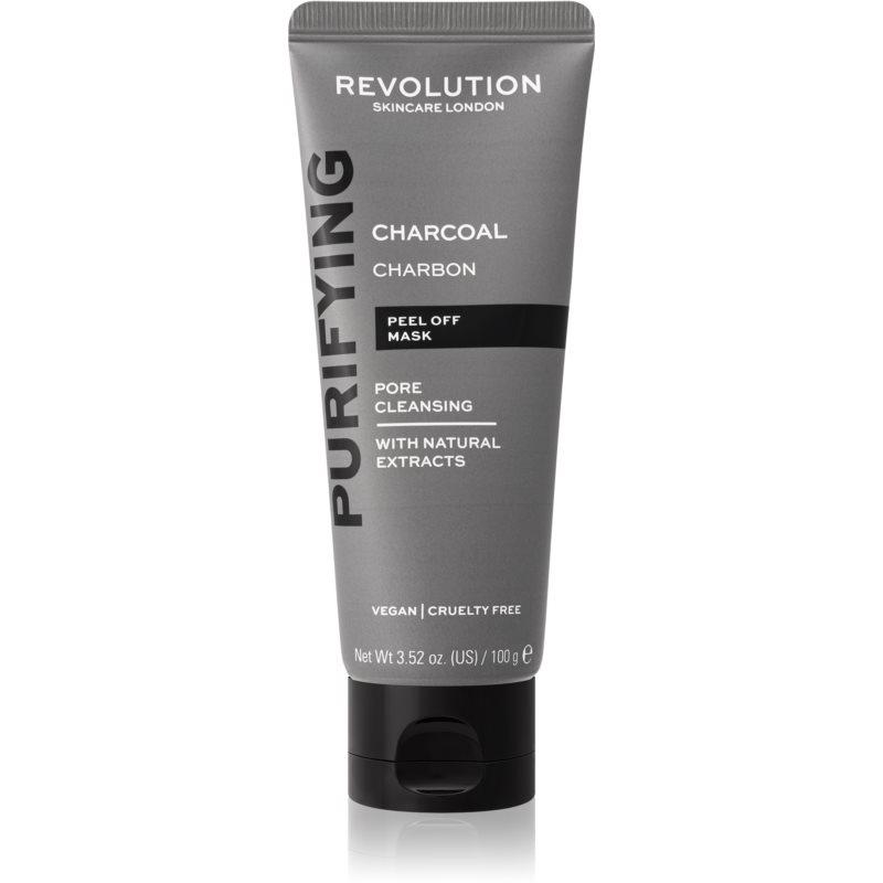 Revolution Skincare Purifying Charcoal slupovací maska proti černým tečkám s aktivním uhlím