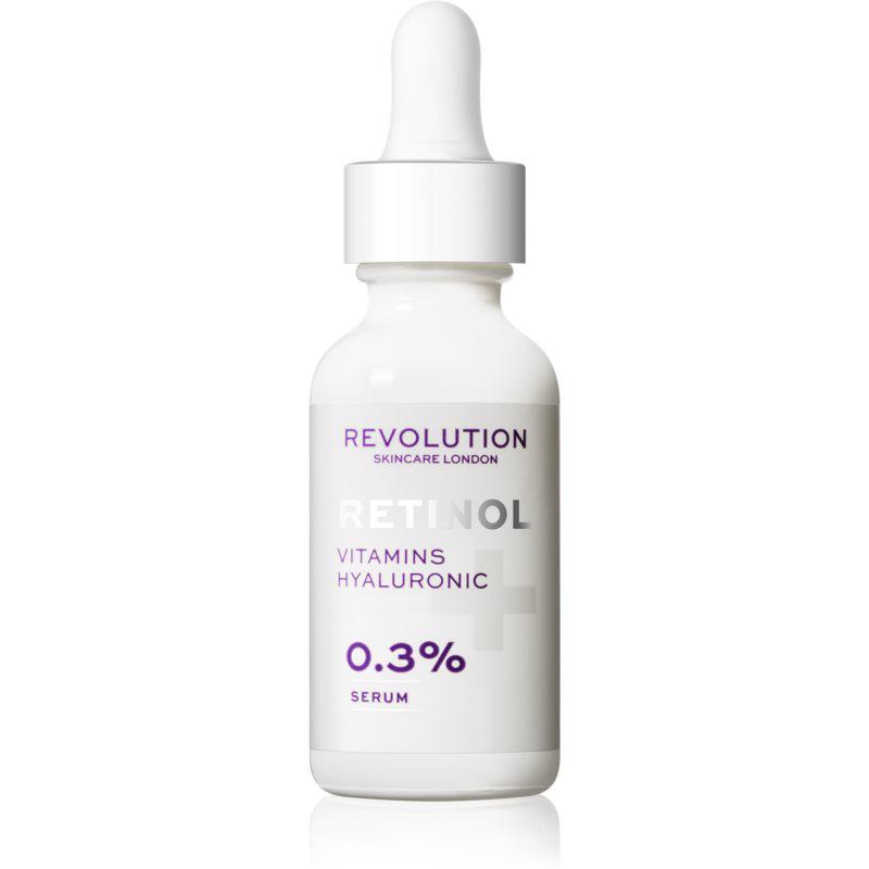 Revolution Skincare Retinol 0.3% protivráskové retinolové sérum s kyselinou hyaluronovou