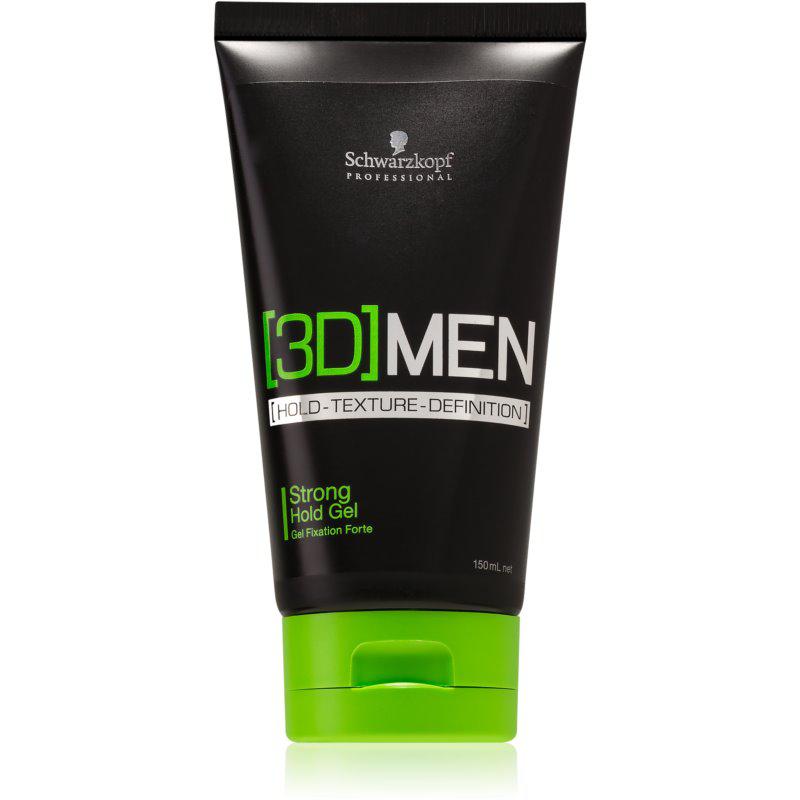 Schwarzkopf Professional [3D] MEN gel na vlasy silné zpevnění