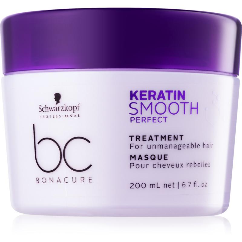 Schwarzkopf Professional BC Bonacure Keratin Smooth Perfect maska pro nepoddajné a krepovité vlasy