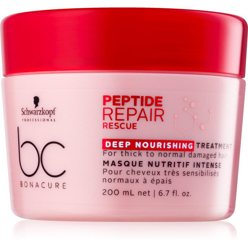 Schwarzkopf Professional BC Bonacure Peptide Repair Rescue maska pro suché a poškozené vlasy