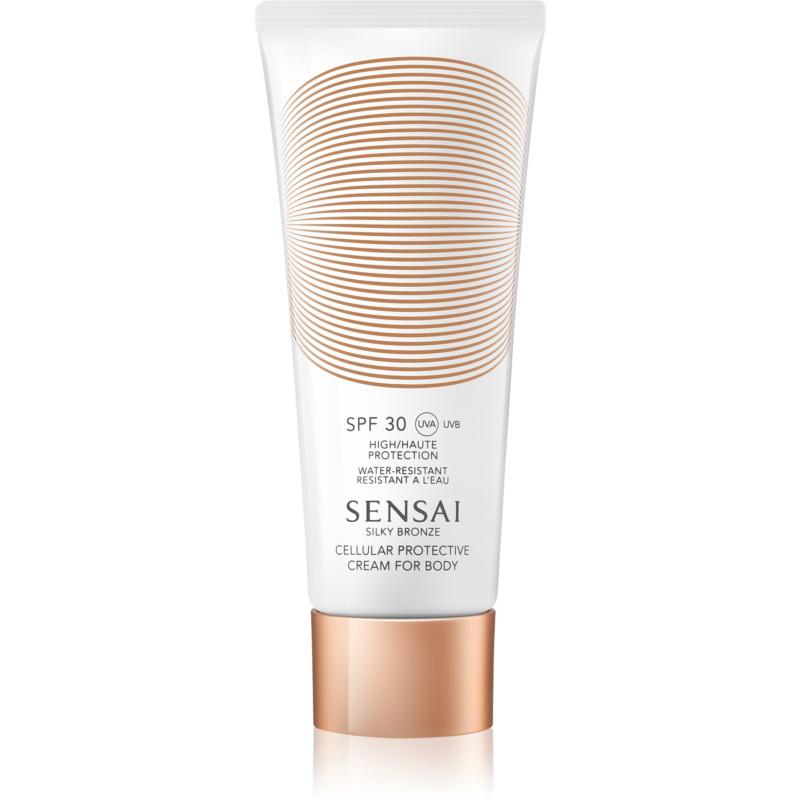 Sensai Silky Bronze opalovací krém proti stárnutí pokožky SPF 30