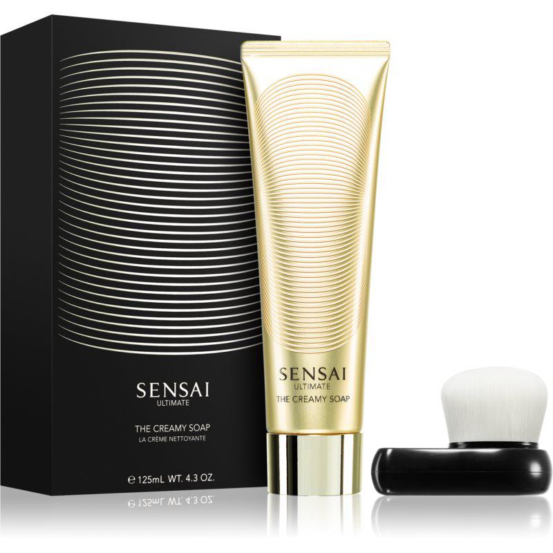 Sensai Ultimate The Creamy Soap krémové mýdlo s kartáčkem