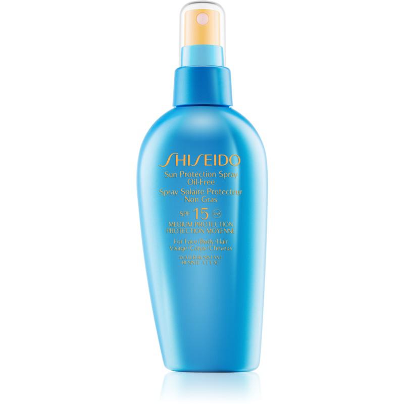 Shiseido Sun Care Sun Protection Spray Oil-Free sprej na opalování SPF 15