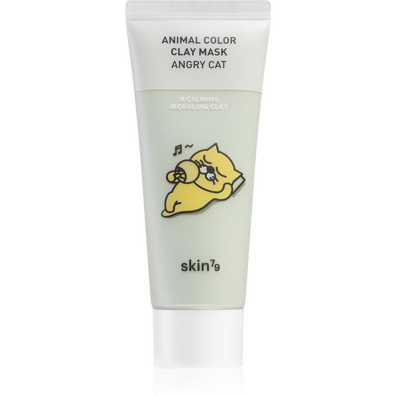 Skin79 Animal For Angry Cat jílová maska pro zklidnění a posílení citlivé pleti
