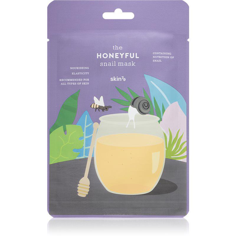 Skin79 Snail The Honeyful vyživující plátěnková maska s extraktem ze šneka