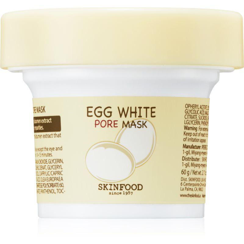 Skinfood Egg White Pore Control čistící maska pro redukci kožního mazu a minimalizaci pórů