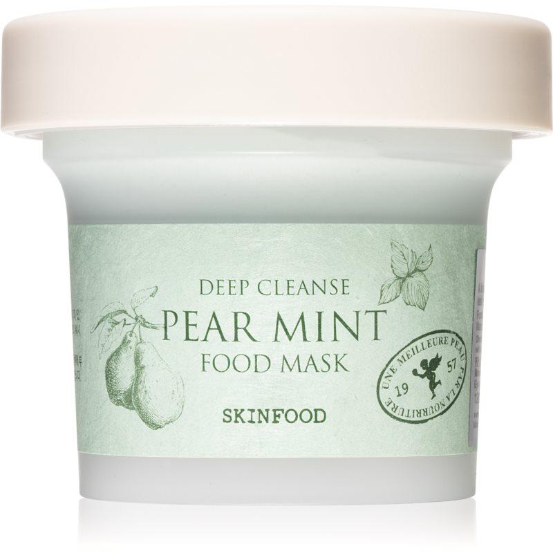 Skinfood Food Mask Pear Mint výživná regenerační maska s chladivým účinkem