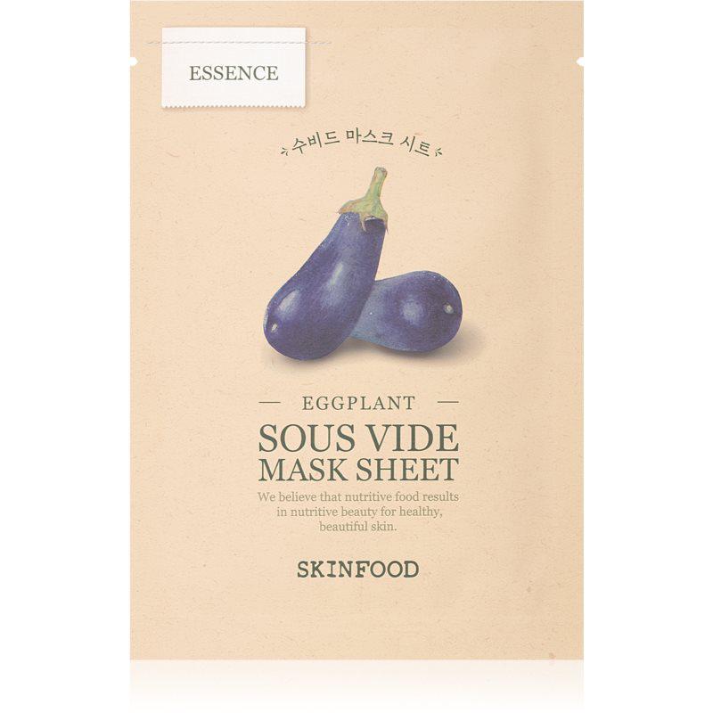 Skinfood Sous Vide Eggplant hydratační pláténková maska pro rozjasnění pleti