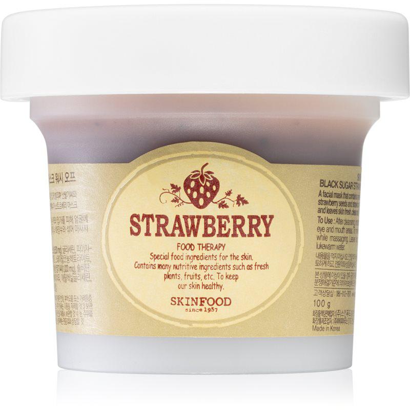 Skinfood Strawberry Black Sugar hloubkově čistící peelingová maska