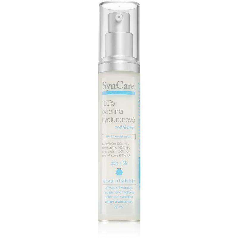 Syncare 100% Hyaluronic Acid hydratační a vyživující krém na noc