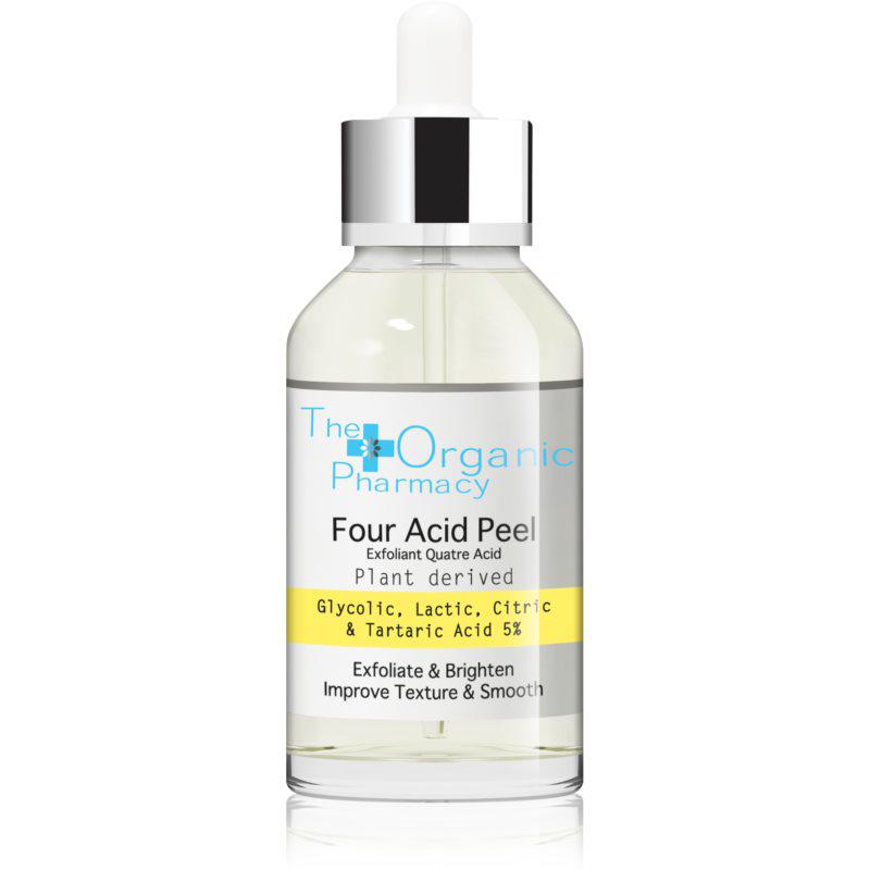 The Organic Pharmacy Four Acid Peel exfoliační peelingové sérum pro rozjasnění pleti