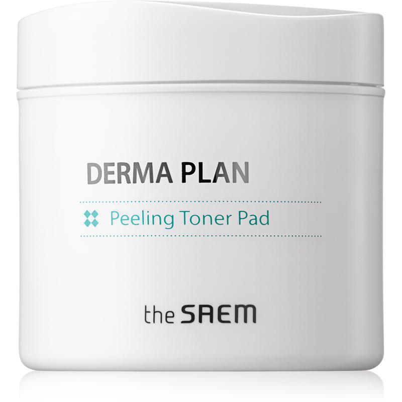 The Saem Derma Plan peelingové pleťové tampony pro citlivou pleť