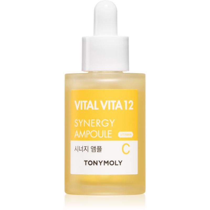 TONYMOLY Vital Vita 12 Synergy Ampoule intenzivní sérum pro rozjasnění pleti s vitamínem C