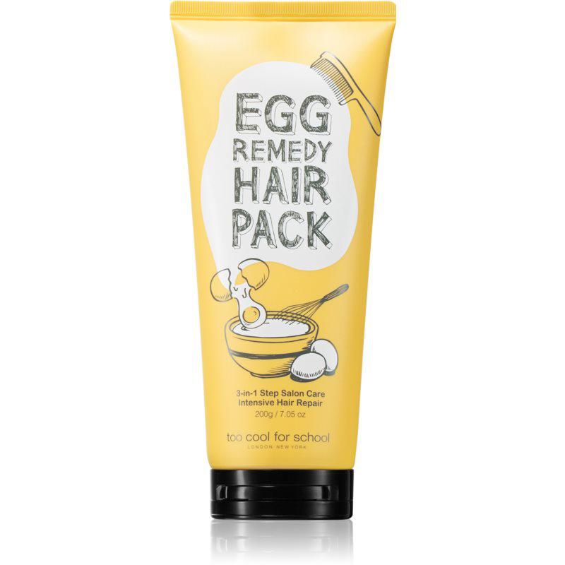 Too Cool For School Egg Remedy Hair Pack vyživující a hydratační maska na vlasy